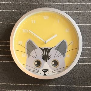 Moving Eye Cat Clock